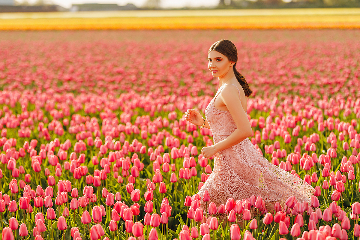 Tulip fields Mysterious Girl Bloglovin picture